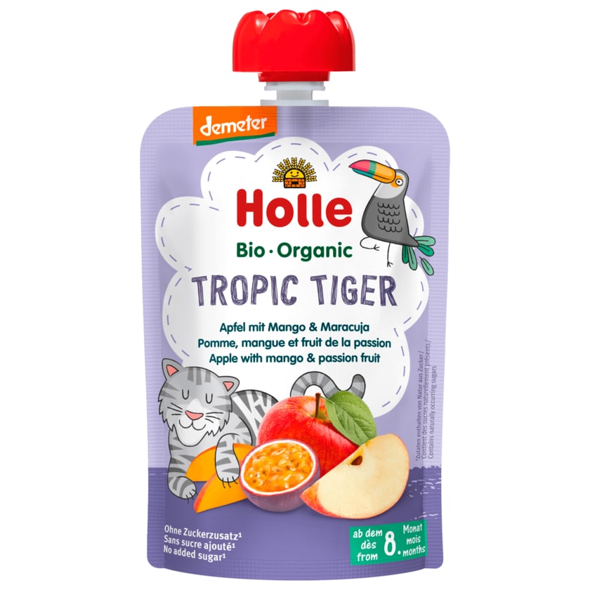 Holle Bio Demeter Quetschie Tropic Tiger 100g